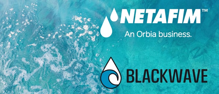 Netafim Italia e Blackwave: una partnership per un futuro sostenibile attraverso il tema dell’acqua